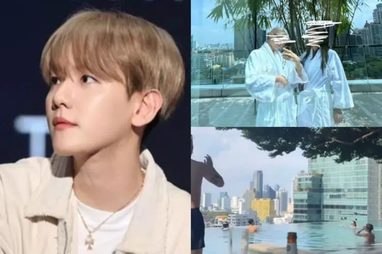 Muncul Skandal Baru Baekhyun EXO Terlihat Bersama Penari Wanita di Kolam Renang Hotel Bangkok