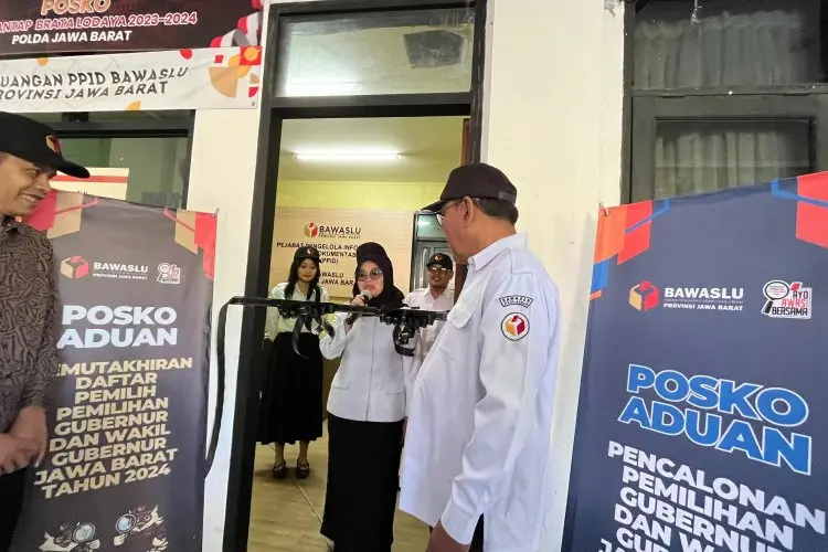 Bawaslu Jabar Resmikan Posko Aduan, Hadapi Pilgub 2024