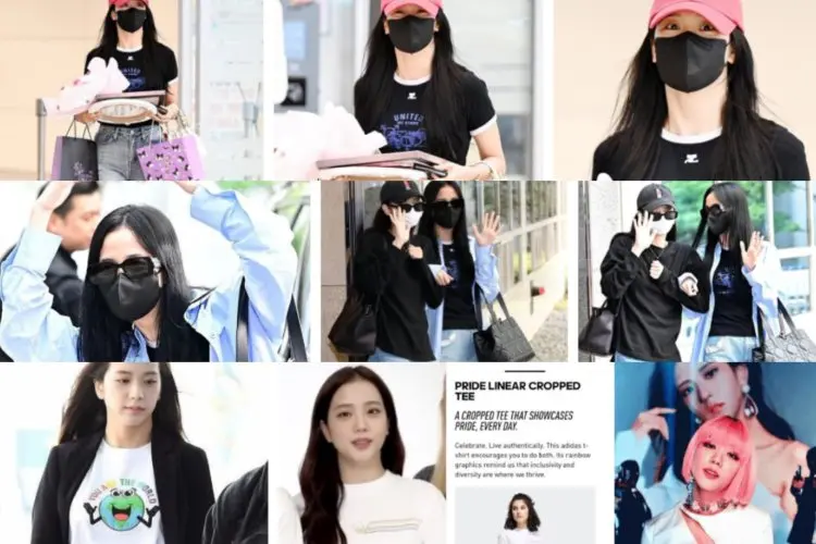 Terlihat Biasa Namun Ini Makna Sebenarnya Dibalik Kaos yang Digunakan Jisoo BLACKPINK
