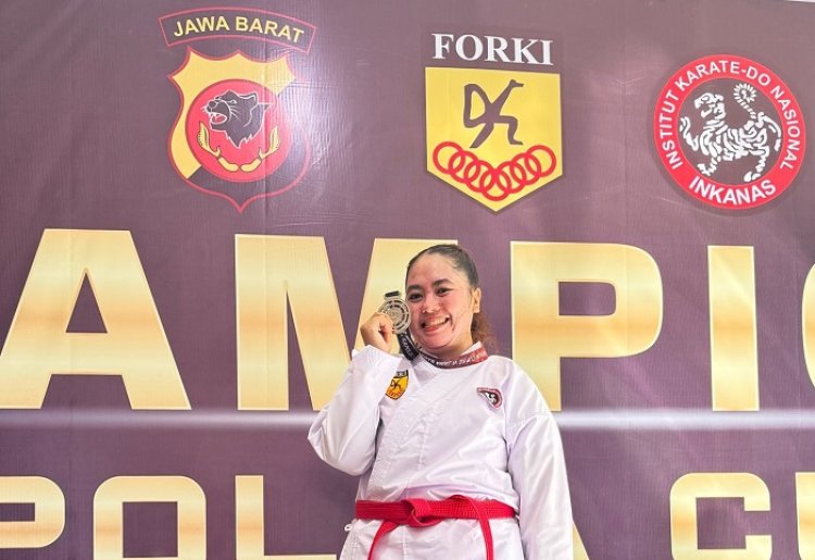 Brigadir Ajeng Triyafrianggi Raih Juara 2 Kapolda Cup VI Kejurda Inkanas Jawa Barat