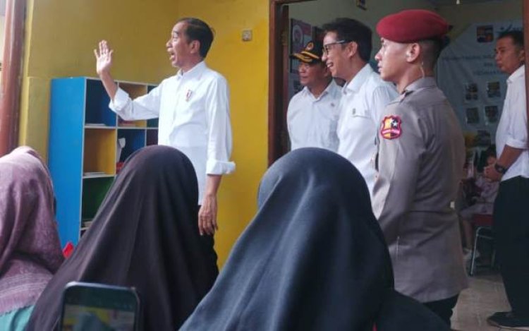 Tinjau Posyandu Wijaya Kusuma, Jokowi Apresiasi Penurunan Angka Stunting Kota Bogor