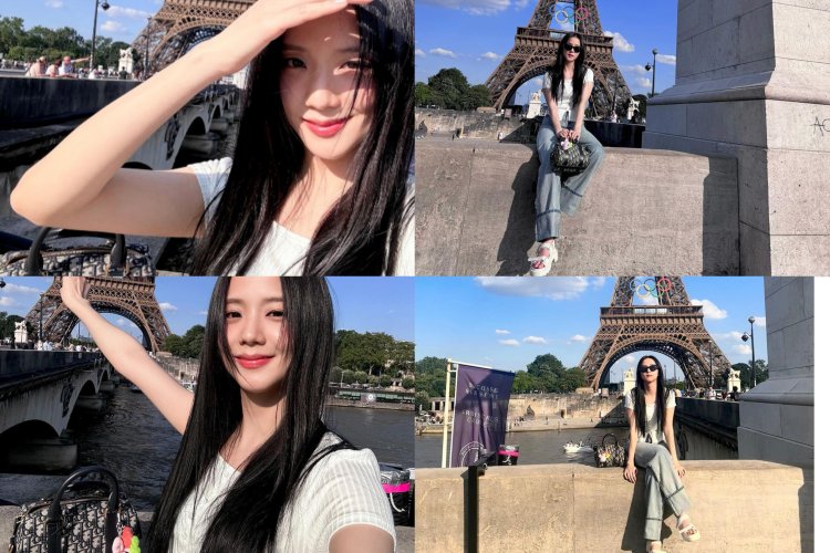 Berkunjung ke Menara Eiffel, Gaya Fashion Jisoo BLACKPINK yang Sederhana jadi Sorotan