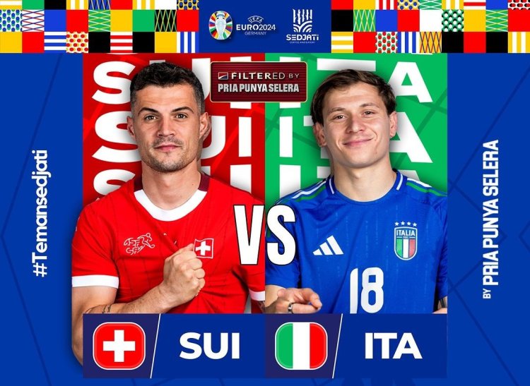 Memanas! Duel Sengit Swiss vs Italia Membuka Babak 16 Besar Euro 2024 di RCTI