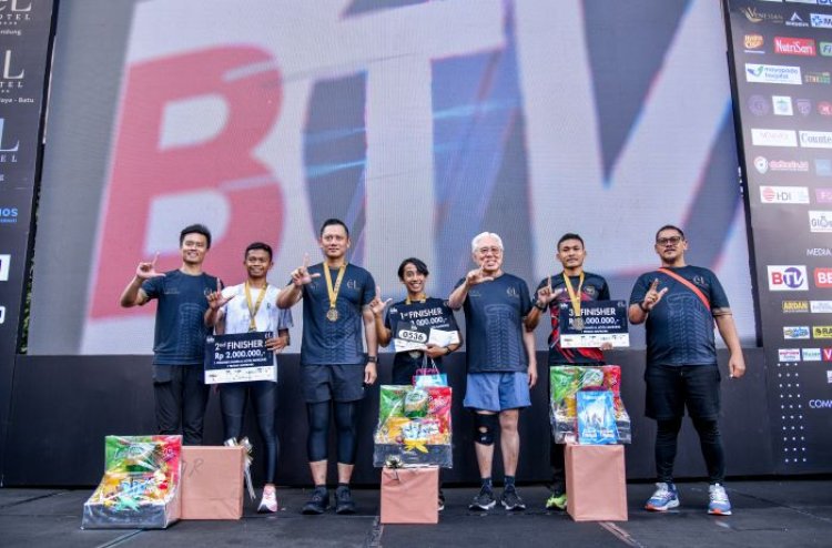 750 Peserta Berlari Sejauh 7 Kilo Meter di Kota Bandung Dalam Event éL Run 2024