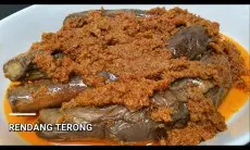 Sensasi Baru! Terong Bumbu Rendang: Empuk Gurih Nampol, Makan dengan Nasi Hangat Bikin Makin Lahap!
