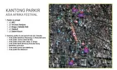 Berikut Sejumlah Kantong Parkir Saat Asia Afrika Festival 2024 Akhir Pekan Ini