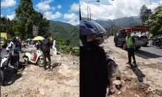 Niat Ingin Lihat Lokasi Eks PKL Puncak Usai Penggusuran, Pemotor Ini Curhat Malah Dimintai Uang Parkir
