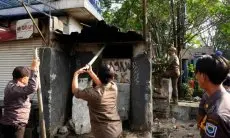 Sejumlah Bangunan Liar dan PKL di Jalan Sumatera Ditertibkan Satpol PP Kota Bandung 
