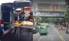 Wanita Paruh Baya Asal Cimenyan Lakukan Aksi Percobaan Bunuh Diri di JPO Kota Bandung