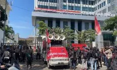Aksi Demo Di Kejati Jabar, Tuntut PJ Bupati Bandung Barat dan ASN Majalengka Ditahan