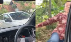 Viral Pengemudi HRV Marah-marah ke Pengendara Lain Diduga Karena Jalanan Sempit