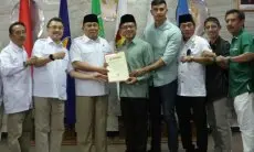 Dapat Rekomendasi dari Gerindra, Artis Ali Syakieb Dampingi Dadang Supriatna pada Pilbup Bandung 2024