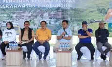 Ditanam di Bekas Lahan PKL Puncak,  Wawan Hikal Ingatkan Agar Ratusan Tanaman Pucuk Merah Dirawat