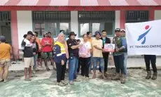 Bantu Korban Banjir Weda di Halmahera Tengah, PT Tekindo Energi Salurkan Bantuan Makanan dan Susu