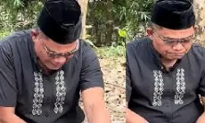 Usai Diduga Menghilang, Iptu Rudiana Ayah Eky Tiba-tiba Muncul di Makam Sang Anak