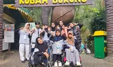 Dibiayai Ketua DPRD Kabupaten Bogor, Atlet SOD dan Penyandang Disabilitas Jalan Jalan ke TSI Bogor