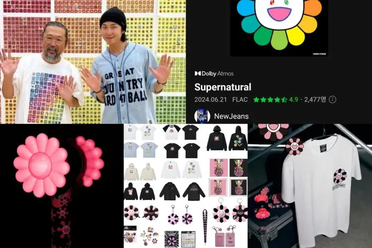 Sebelum NewJeans, BLACKPINK dan RM BTS Pernah Berkolaborasi dengan Murakami
