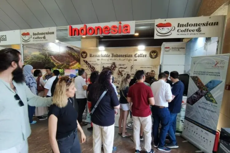 Keren... Beragam Biji Kopi Indonesia Disuguhkan dalam Pameran di Turki
