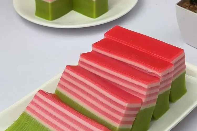Rahasia Kue Lapis Tepung Beras Lembut Kenyal, Lapisan Melekat Sempurna, Pemula Wajib Coba!