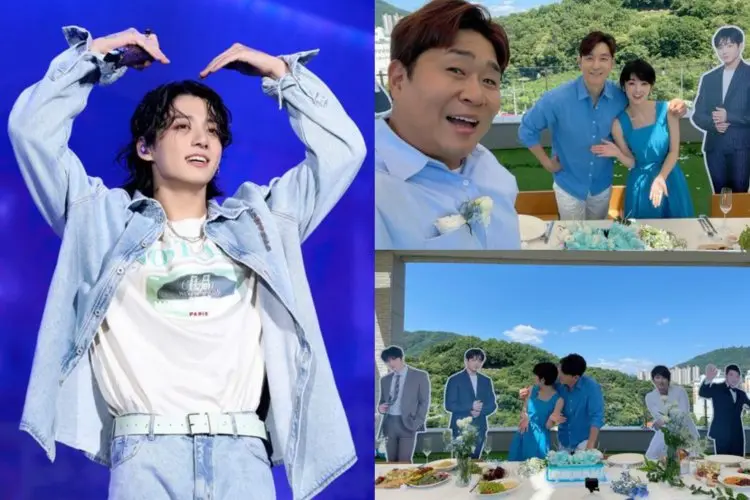 Jungkook BTS Tiba-tiba Hadiri Ulang Tahun Pernikahan Kembarannya