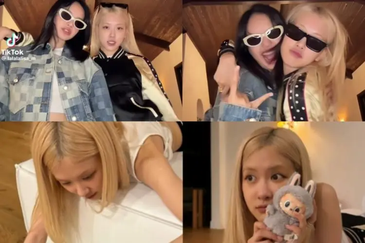 Rose Kunjungi Rumah Mewah Lisa BLACKPINK di  Beverly Hills, Buat Dance Challenge yang Menarik Perhatian BLINK
