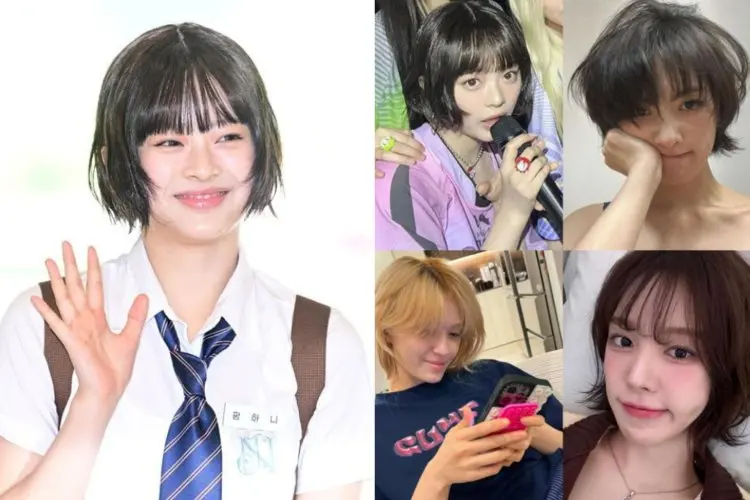 Gaya Rambut Pendek Hanni NewJeans kini jadi Trend di Kalangan Perempuan Korea