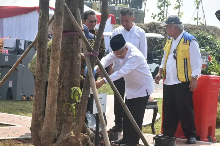 2 Pemimpin Daerah  Bahas Wisata Bendungan Cipanas