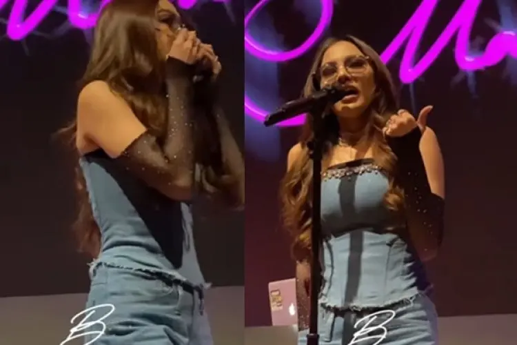 Diduga Tak Kuat Dicibir Netizen Usai Oplas, Mahalini Menangis di Depan Penonton Konser