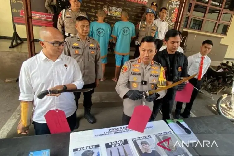 Polisi Tangkap Dua Pemuda Pelaku Pembacokan di Cianjur
