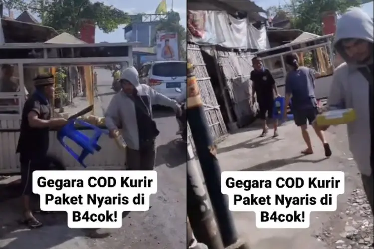 Viral Kurir Paket Hampir Diserang Pembeli, Gegara Tak Mau Bayar Terlebih Dulu