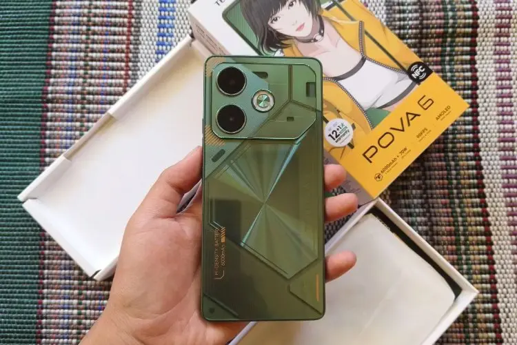 Review HP Gacor TECNO POVA 6: Smartphone Gaming Rp 2 Jutaan dengan Desain Futuristik, Layar 120Hz, dan Baterai Jumbo, Mungkinkah Juara di Kelasnya?
