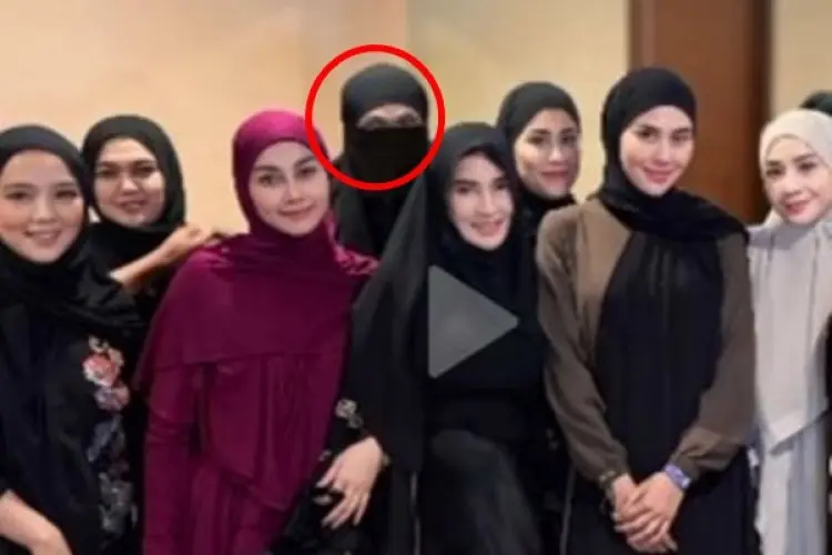 Viral! Kenakan Cadar ke Kajian Ustadz Hanan Attaki, Wanda Hara Fashion Stylist Nagita Slavina Tuai Kecaman Netizen
