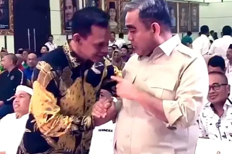 Ahmad Muzani, Rudy Susmanto dan Jaro Ade Berpelukan, Sinyal KIM Kokoh di Pilbup Bogor 2024 ?