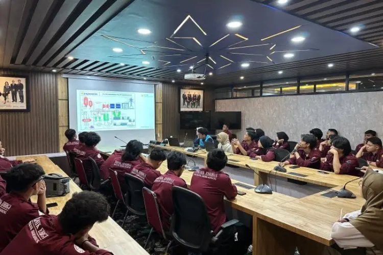 Mahasiswa Polban Kunjungi PLN Indonesia Power UBP Kamojang