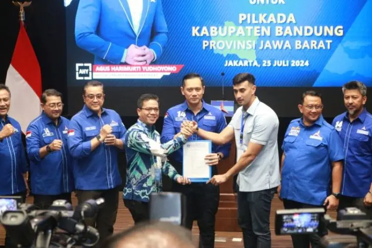 Demokrat Resmi Rekomendasi Dadang Supriatna dan Ali Syakieb di Pilkada Kabupaten Bandung
