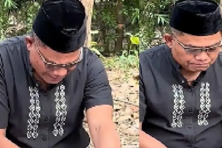 Usai Diduga Menghilang, Iptu Rudiana Ayah Eky Tiba-tiba Muncul di Makam Sang Anak