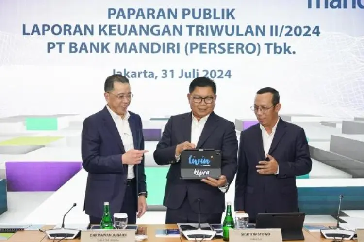 Kuartal II 2024, Bank Mandiri Bukukan Laba Bersih Konsolidasi Rp26,6 Triliun