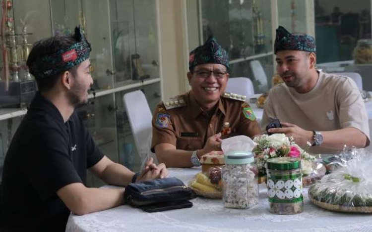 Raffi Ahmad ke Kabupaten Bandung Kunjungi Dadang Supriatna dan Berikan Sinyal Dukungan pada Pilbup Bandung 2024