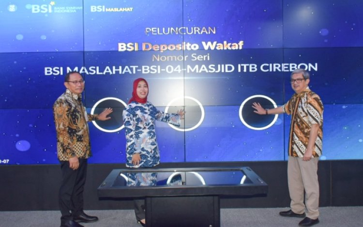 BSI dan ITB Luncurkan BSI Deposito Wakaf Seri 04 untuk Masjid ITB Kampus Cirebon