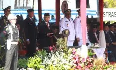 FOTO: Wakil Presiden Hadiri Pelantikan Pamong Praja Muda IPDN