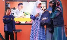 LKSA Siti Fatimah INH Hibur dan Santuni 200 Anak Yatim Piatu dan Dhuafa, Ini Cita-cita Besarnya