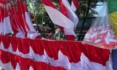 Sambut HUT RI, Kota Bandung Mulai Dibanjiri Pedagang Bendera