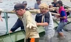 Swadaya, Warga Desa Kalong Sawah Jasinga Bogor Gotong Royong Bangun Jembatan Rawayan Sepanjang 94 Meter 