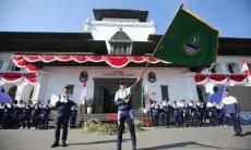 Pj Gubernur Jabar Resmi Melepas Kontingen Jabar Untuk Hadapi PON XXI 2024 di Aceh dan Sumut