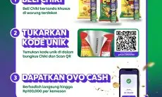 Keseruan Launching Chiki Bertanda Khusus x OVO dengan Stunt Marketing
