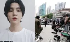 Media Memenuhi Kantor Polisi Tempat Suga BTS akan Diperiksa, Netizen Khawatir Kejadian Seperti Lee Sun Kyun