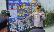 Ribuan Personel Gabungan Perketat Pengamanan Persib vs Arema FC di Stadion si Jalak Harupat