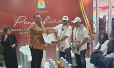 Sempat Nihil di Hari Pertama, Dikdik-Bagja jadi Bapaslon Pertama yang Mendaftar ke KPU Kota Cimahi