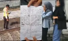 Isi Surat Wasiat Siswi SMP yang Tabrakkan Diri ke Kereta Api, Minta Maaf ke Ibunda hingga Ingin Dimakamkan Dekat Ayahnya