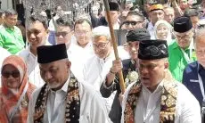 Aher Kawal Pendaftaran Akhmad Syaikhu-Ilham Akbar Habibie ke KPU Jabar